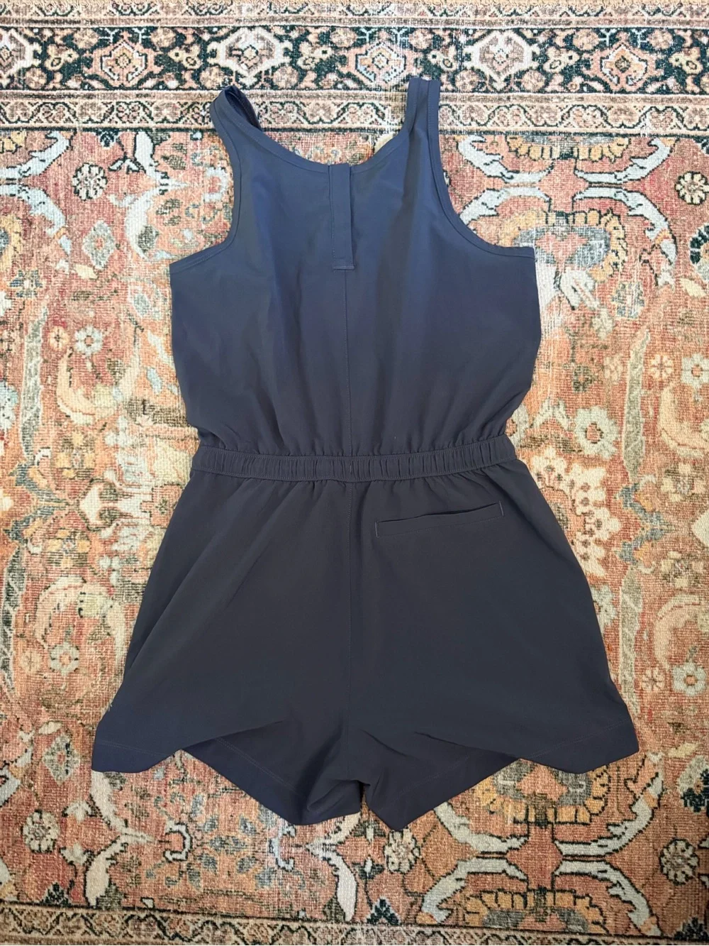 Athleta Dark Navy Girls Active One-Piece Romper